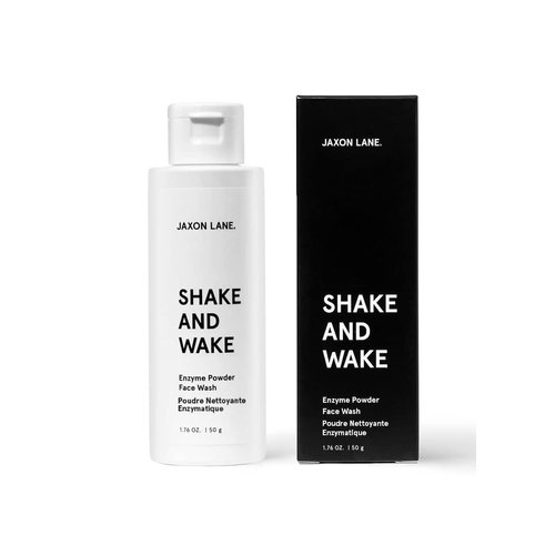 JAXON LANE SHAKE AND WAKE Exfoliating Powder Face Wash w/Papaya Enzymes Powder, Aloe Vera, Vitamin C, Vitamin E, Niacinamide Serum, AHA | Anti Aging Deep Pore Cleanser & Acne Face Wash