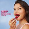 COVERGIRL Clean Lip Color, Satin Slipper, Satin Finish, 24-Hour Wear, Squalane, Avocado & Aloe, Carmine-Free, Non-Drying, 0.12oz