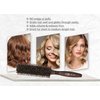 PERFEHAIR Round Boar & Nylon Bristle Hair Brush - 1.9 Inch, Small Styling Smooth, Shine Hairbrush for Blow Drying, Curling Men's and Women's Short, Medium, Thin, Fine Hair, Natural Wooden Handle
