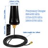 Bingfu 4G LTE Outdoor Wall Mount Waterproof Antenna SMA Male Antenna Compatible with Verizon AT&T T-Mobile Sprint 4G LTE Router Gateway Modem Cellular Trail Camera