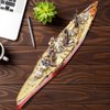 Piececool 3D Metal Puzzle Warship Model Kits, Fuso Battleship Military Watercraft Model Building Kits for Adults, DIY 3D Brain Teaser Puzzle Toys for Famliy Time, Great Gift-330 Pcs