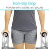 Vive Walker Grips - Padded Hand Covers - Soft Cushion Padding Medical for Folding Rolling Wheelchair, Rollator Handle, Senior, Elderly Grippers - Crutch Handle Pads - Mobility Aid Hand Cushion (Black)