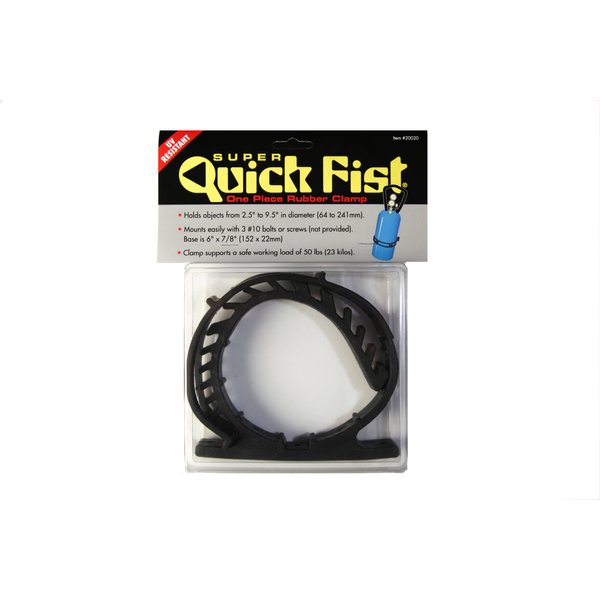 END OF ROAD - 20020 Super Quick Fist Clamp for mounting tools & equipment 2-1/2" - 9-1/2" diameter