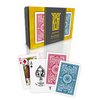 KEM Arrow Red and Blue Plastic Playing Cards, Standard Index, Bridge Size, Premium Playing Cards, Casino Grade Poker Playing Cards, 2 Decks of Cards