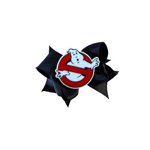 Halloween Black Ghost Hair Bow by Inspired Bows