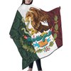 Mexico Paisley Flag Salon Barber Cape - Professional Hairdressing Waterproof Hair Cutting Cape With Adjustable Snap Closure-Haircut Apron For Hair Stylist And Home Use-55''X66''