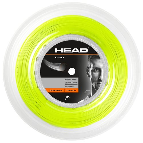 Head Lynx Tennis String Reel (Neon Yellow, 17 Gauge)