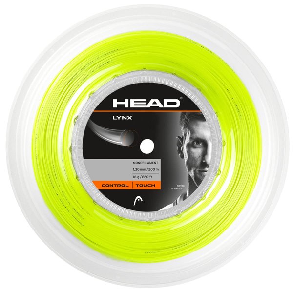 Head Lynx Tennis String Reel (Neon Yellow, 17 Gauge)