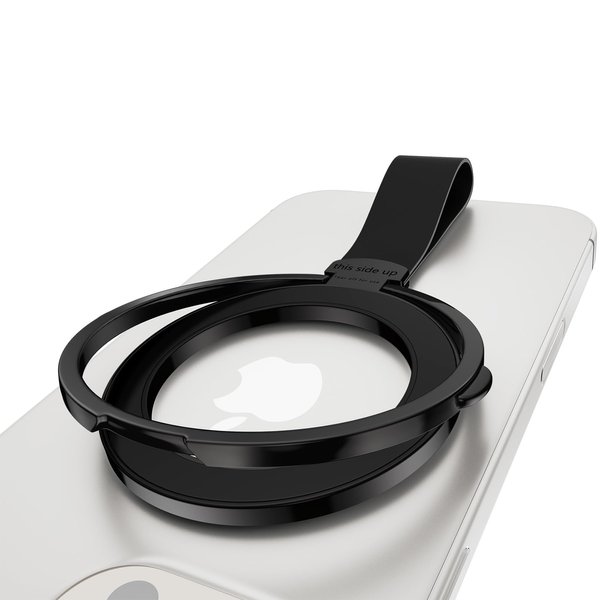Magnetic Phone Grip Holder Compatible with iPhone 16 Pro Max,16 Plus,16 Pro,16 15 14 13 12 Mini, Magsafe Ring Stand Adjustable Kickstand, Removable Magsafe Finger Loop, Wireless Charging Compatible