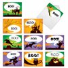 The Best Card Company - 10 Halloween Note Cards Assorted (4 x 5.12 Inch) - Fun and Spooky Kids Cards, Boxed Set - Boo-Tiful Notes Blank M6688HWB
