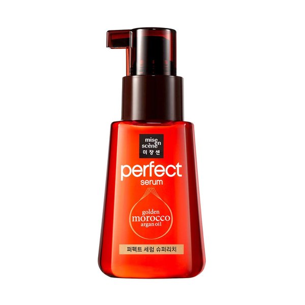 MISE EN SCENE Perfect Serum Super Rich 80ml (2.7oz) | Anti-Frizz, Hydration and Nutrition Hair Essence for Damaged, Bleached and Dry Hair | Deep Nourishing & Intensive Care Hair Oil for Lustrous Hair | Korean Hair Care Product