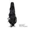 Hair Ponytail Extension, Clip In Ponytail Hair Extensions, Fake Ponytail for Women, Claw Clip Ponytail Black