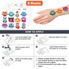 Owl Temporary Tattoos Stickers | Birthday Party Supplies Decorations 96PCS Tattoos Stickers Cute Party Favors Kids Girls Boys Gifts Classroom School Prizes Themed Christmas