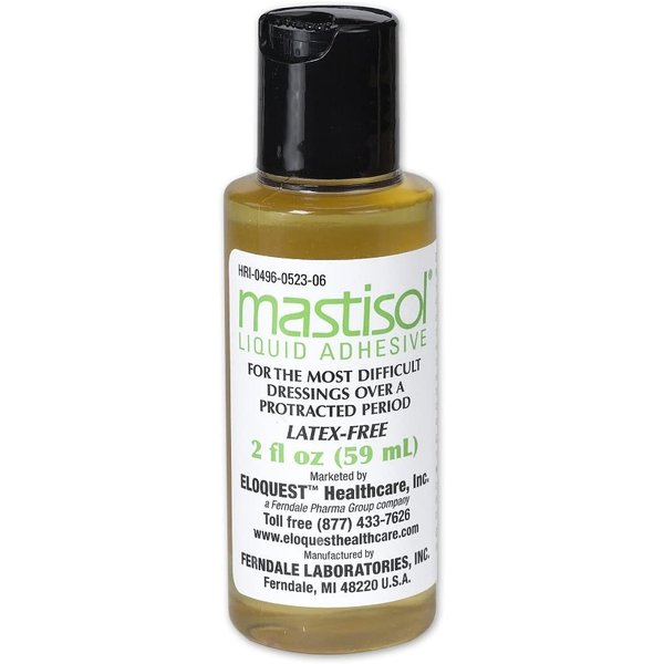 Mastisol Liquid Adhesive, Latex-Free, 2 fl oz by Ferndale