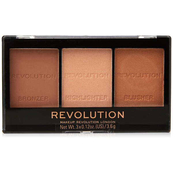 Makeup Revolution, Ultra, Sculpt & Contour Kit, Light/Med C04, 3 Shades, 10.8g