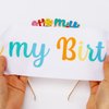 Chanaco Birthday Sash Birthday Girl Headband Set Birthday Crown Tiara Birthday Girl Sash Birthday Crowns for Women Happy Birthday Decorations Birthday Gifts for Women