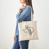 CafePress Austin Texas Tote Bag Natural Canvas Tote Bag, Reusable Shopping Bag
