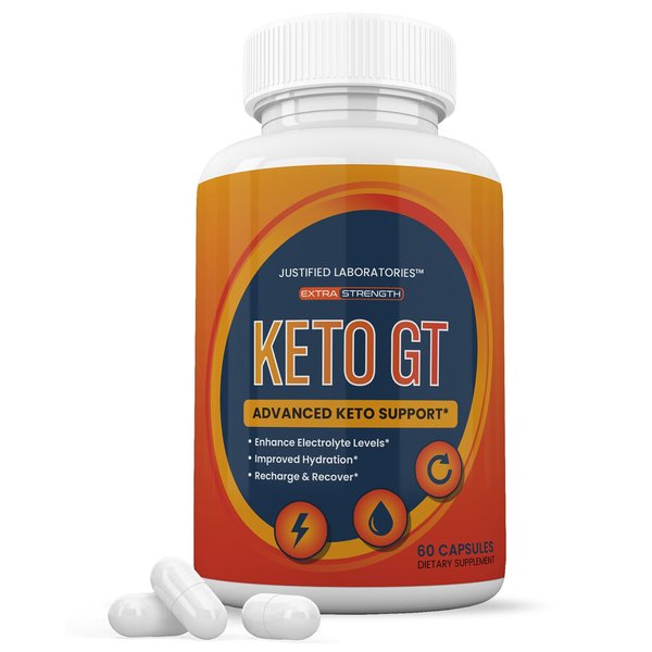Keto GT Keto Pills 1275MG New & Improved Formula Contains Apple Cider Vinegar Extra Virgin Olive Oil Powder Green Tea Leaf 60 Capsules