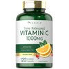 Carlyle Vitamin C 1000mg | Timed Release | 120 Vegetarian Caplets | with Rose HIPS | Non-GMO & Gluten Free Supplement