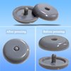 5 Sets Universal Fit Seatbelt Stopper Kit, Snap-on Seat Belt Button Stop, Seat Belt Buckle Button Prevent Plastic Seat Belt Button Buckle Clip Stop From Sliding Down The Belt(Grey)