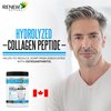 Renew Actives Hydrolyzed Bovine Collagen Peptides Powder - 100% Grass Fed Bovine Collagen Unflavored Powdered Bone Broth for Healthy Skin, Hair, Joints