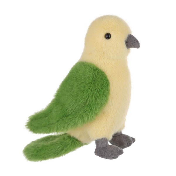 Apricot Lamb Bird Parrot Plush Stuffed Animals for Kids, Soft Cute Plush Toys for Baby Girl and Boy, Fluffy Bird Parrot Green 7.1 Inches