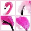 Mikily‘s Pink Flamingo Feather Headband for Women, One Size Fits All, Premium Durability Party Accessory Flamingo Costume Headband for Girls & Adults