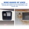 Water Heater Door Cam Lock,RV Water Heater Latch Twist Cam Lock,Water Heater Cam Lock for RV Camper Water Heater, Door Latch Assembly or Gas Bottle Cover(2 Pcs)