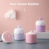 Ejoyous Face Wash Foam Maker, Cute Bubble Maker For Whip Cleanser, Facial Cleanser Rich Cream Foam Maker Cup Skincare Tools for Deep Face Wash, Ideal for Home Travel (blue)