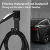 Tera EV Charger Cable Holder for Tesla: Waterproof Material Electric Car Wall Mount Connector Holder with J-Hook Charging Cable Holder Organizer Electric Vehicle Charging Station Accessories