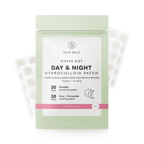 SMARTMED Cover Dot Ollie Belle Hydrocolloid Acne Patches with Honey Invisible Pimple Stickers Blemish Treatment (Day & Night, 60 dots)