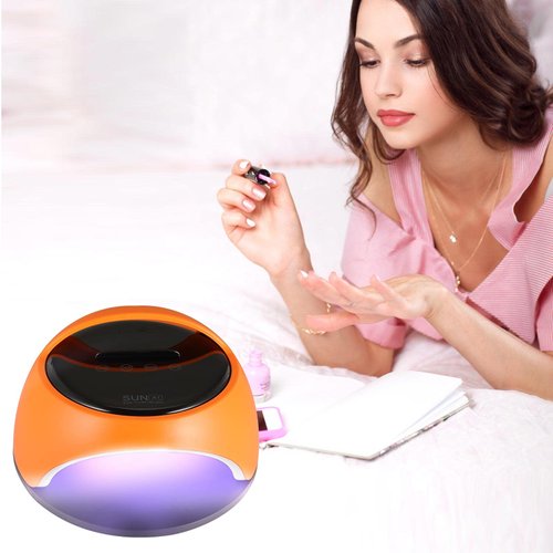 MUSERAY UV LED Nail Lamp, 360 W High Power UV Nail Dryer with Phone Holder Professional Nail Gel Polish Dryer Curing Lamp,with Auto Sensor 60 Beads Suitable for Fingernail and Toenail 1