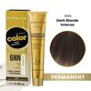MOEHAIR 6NN Permanent Hair Color (Dark Blonde Intense) | Hair Color for 100% Gray Coverage | Infused with Keratin | Adds Shines & Smoothens Hair | Non-Drippy | Double Pigmented (3.38 Oz)