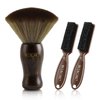 NICEMOVIC 3 IN 1 Barber Neck Duster Brush Set, Professional Barber Accessories Cleaning Supplies, Duster Nylon Brush Hair Cutting Styling Brush Tool