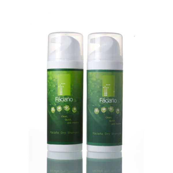 Faciano Dry Shampoo 5.07oz.*2-Waterless.Aerosol powder residue free.Big volume.Removes oil itch dirt. Boost refreshes softens nourishes.Natural organic