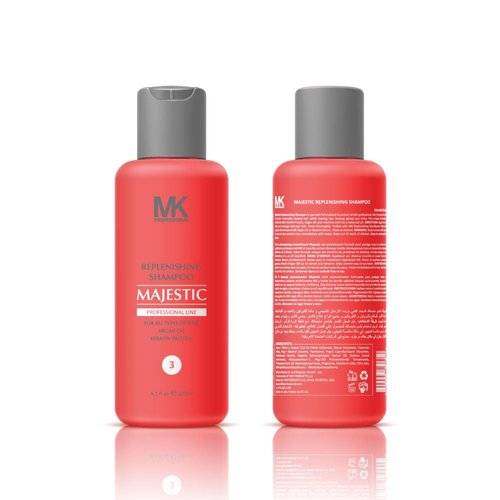 MAJESTIC KERATIN Replenishing Shampoo 4oz(125ml)-after Care- Soduim Chloride & Sulfate Free