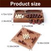 Hnefatafl Viking Chess Set Board Game Traditional Two-Player Strategy Board Game Intelligence Tabletop Tridimensional Chess Set Game Outdoor Adult/Child Travel Board Set (Hnefatafl Viking Chess)