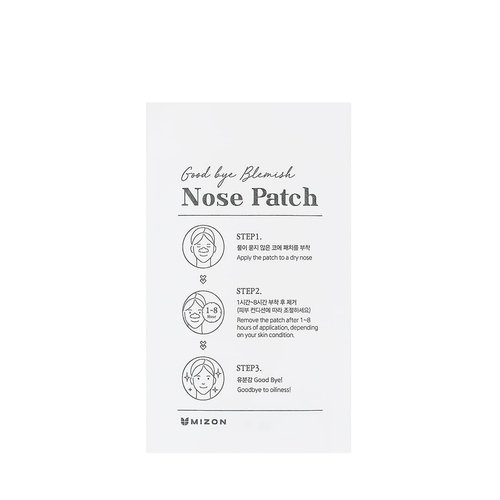 MIZON Nose Patch from Goodbye Blemish Line, Patch for Nose Pores, Pimples, Zits, Oil and Acne, Blackhead Remover(10ea)