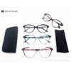 HEEYYOK Women Reading Glasses 4-Pack,Cateye Readers Glasses Small Face Comfort Spring Hinge (0.75, 4 Mix Color)