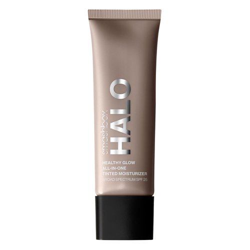 Smashbox Halo Healthy Glow All-In-One Tinted Moisturizer SPF 25 with Hyaluronic Acid, Light to Medium Coverage, Dewy Finish, Oil-free, Sweat and Humidity Resistant, 0.41 fl. oz., Fair
