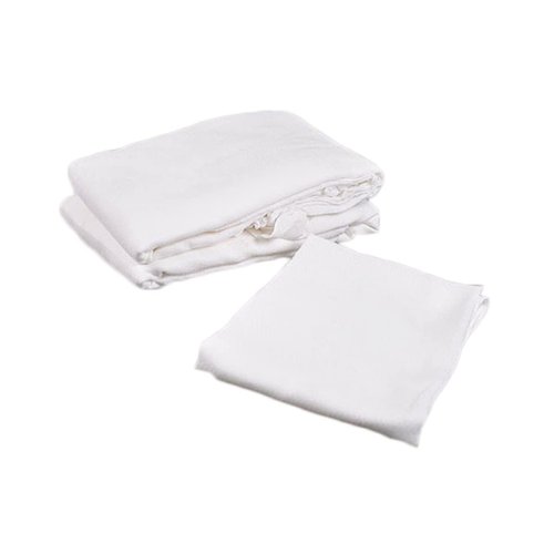 High Absorbancy Birdseye Reusable Flat Cloth Diapers, Soft & Safe 27 X 27 100% Cotton Burp Cloth, Also Great to Clean Mirrors (3)