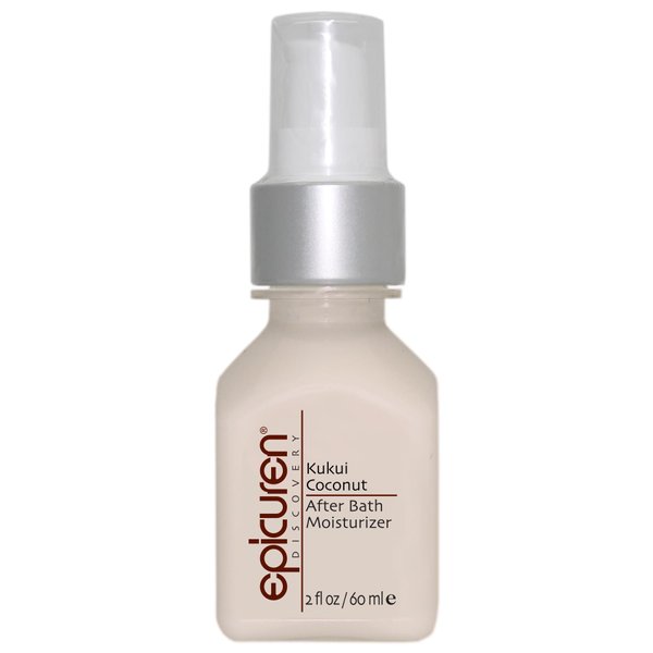 Epicuren Discovery After Bath Body Moisturizer, Kukui Coconut, 2 oz.