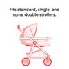 Hulsky Stroller Storage Bag - 4 mil Heavy Duty Stroller Bag for Moving and Storage - Premium Quality - Waterproof, Dustproof, Tear Resistant - BPA and Phthalate Free
