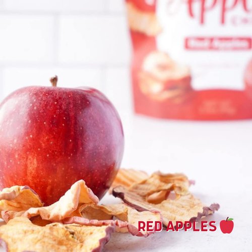 Gourmet Nut Simple Slices Organic Baked Apple Chips, USA Grown Apples, No Added Sugar, Red Apples, 75oz (Pack of 24)