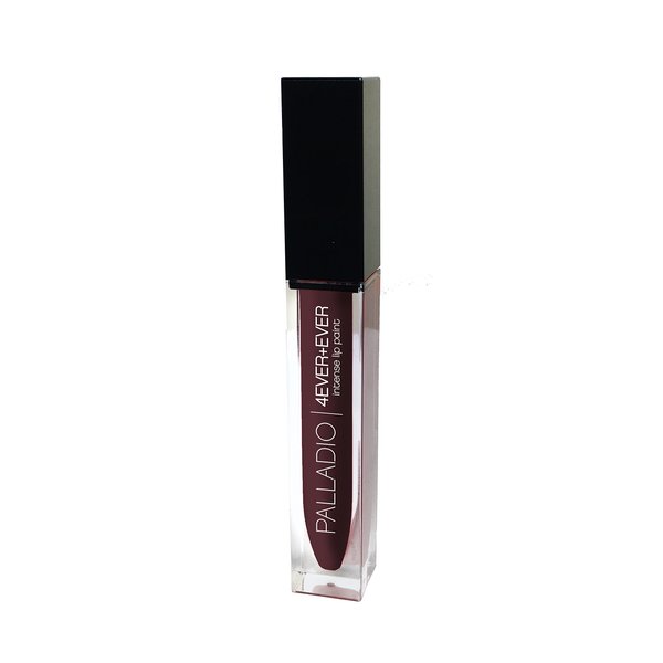 Palladio 4 Ever + Ever Intense Lip Paint, Liquid Lipstick, High Pigmented Lip Gloss, High Shine Vinyl Finish, Rich Color Coverage, Moisturizes Lips, Doe Foot Wand Applicator, On & On