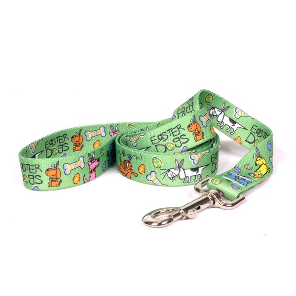 Yellow Dog Design Standard Lead, Easter Dogs, 3/8" x 60" (5 ft.)