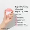 MOTHER MADE Natural Plumping Vitamin E Lip Mask, 0.46 Oz | Hydrating Lip Moisturizer For Soft, Smooth, Plump Lips, With Organic Shea Butter, Vegan Waxes, Collagen Boosters, Korean Skincare, Lip Gloss