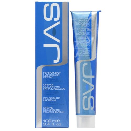 JAS Permanent Hair Color Cream with Vitamin C 3.4 Oz (Jas Color- Light Auburn Brown (5.6))