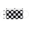 Popfunk Black And White Checkerboard Pattern 1-Ply Reusable Face Mask Covering, Unisex