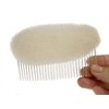 2PCS Beige Charming BUMP IT UP Volume Inserts Do Beehive Hair Styler Shaper Insert Tool Hair Comb Bouffant Padding Bun Maker Hair Styling Hair Accessories DIY Hair Beauty Tool for Women Lady Girl